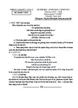 Đề thi học sinh giỏi cấp huyện môn Ngữ văn Lớp 9 - Năm học 2017-2018 - Phòng giáo dục và đào tạo Cam Lộ (Có đáp án)